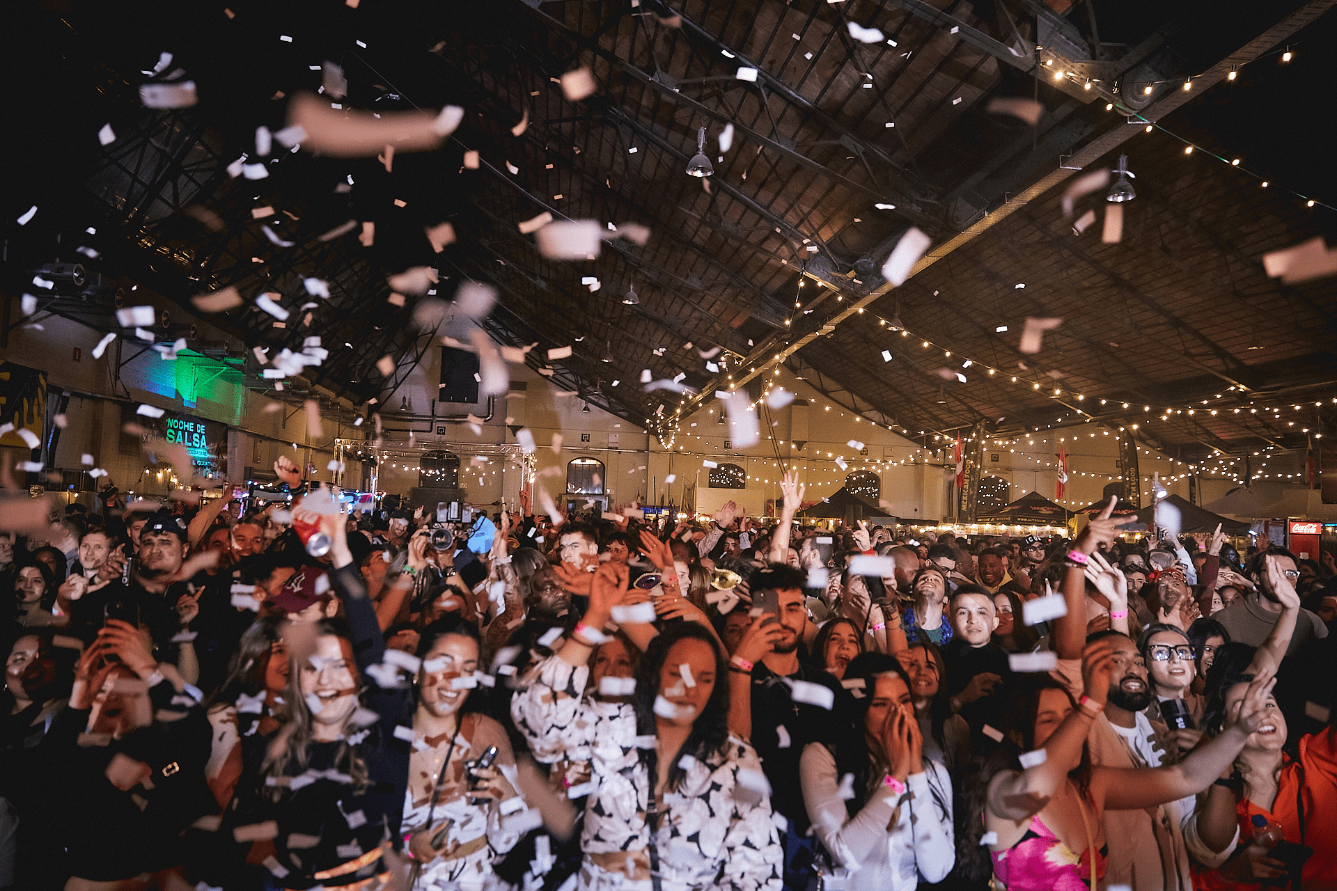 People dancing in Fiesta Latina