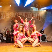 Dance show at fiesta latina